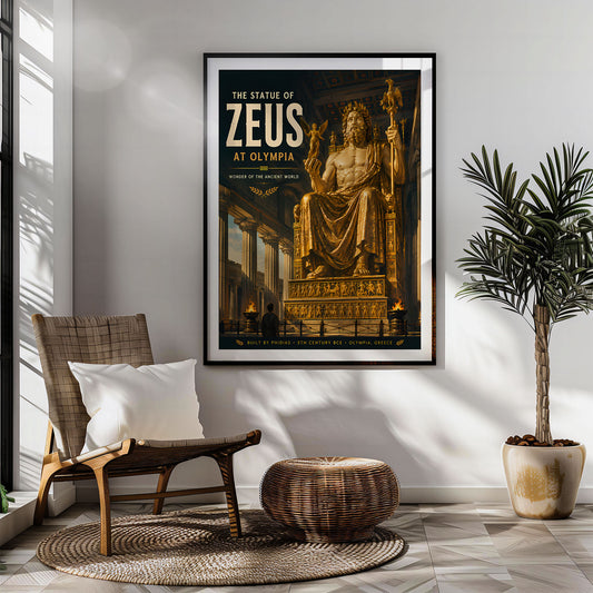 The Statue of Zeus at Olympia, Greece