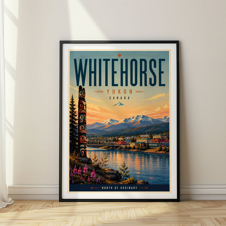 Whitehorse travel poster, Canada