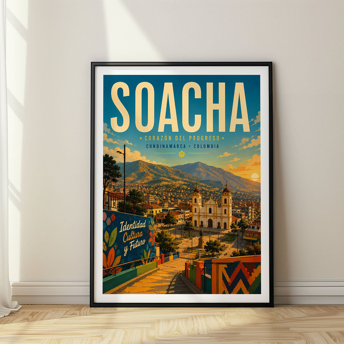 Soacha travel poster, Colombia
