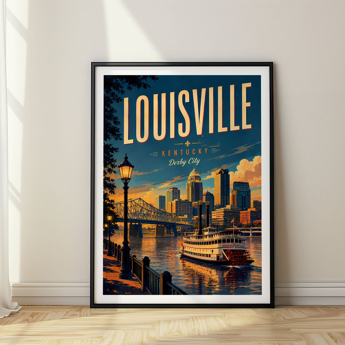 Louisville travel poster, USA