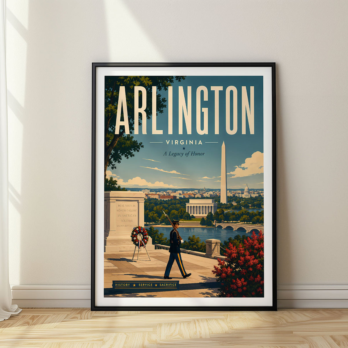 Arlington travel poster, USA
