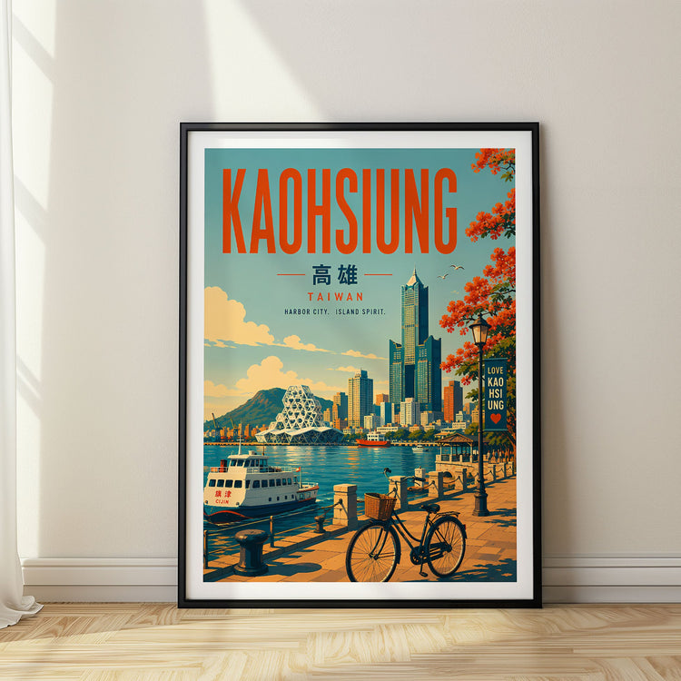 Kaohsiung travel poster, Taiwan