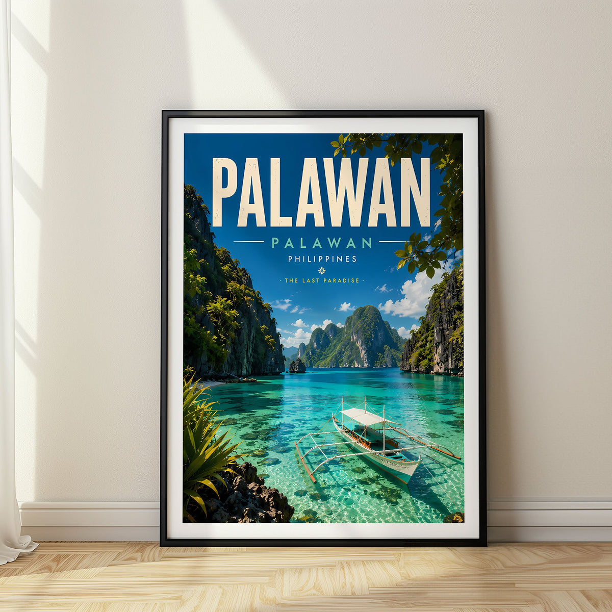 Palawan travel poster, Philippines