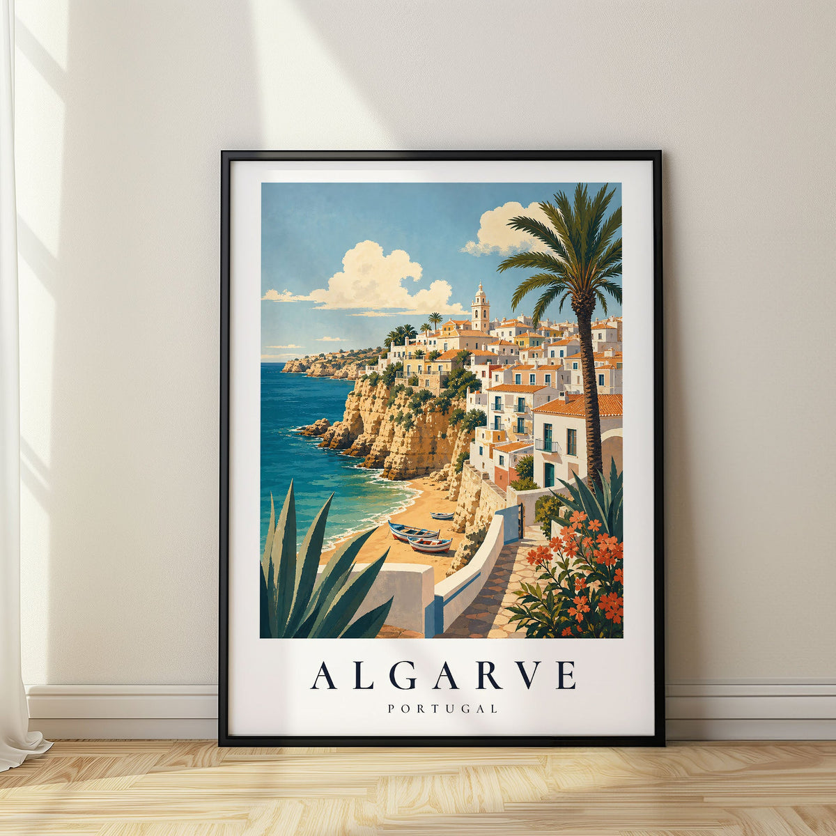 Algarve travel poster, Portugal