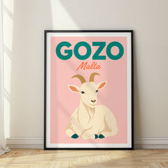 Gozo Pop Art Travel Poster – Malta