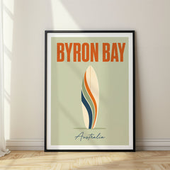Byron Bay Pop Art Travel Poster – Australia
