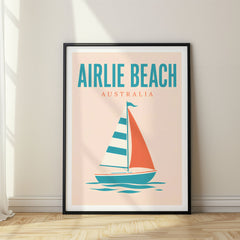 Airlie Beach Pop Art Travel Poster – Australia