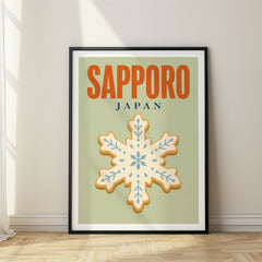 Sapporo Pop Art Travel Poster – Japan