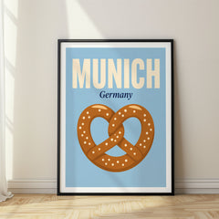 Munich Pop Art Travel Poster – Germany