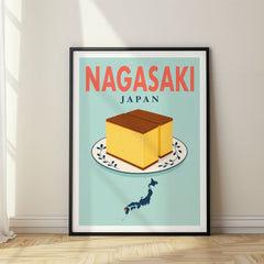 Nagasaki Pop Art Travel Poster – Japan