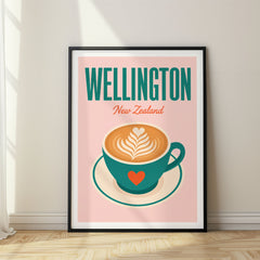 Wellington Pop Art Travel Poster – New Zealand