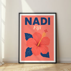 Nadi Pop Art Travel Poster – Fiji
