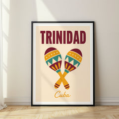 Trinidad Pop Art Travel Poster – Cuba