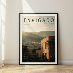 Envigado Bold Typography Travel Poster – Colombia