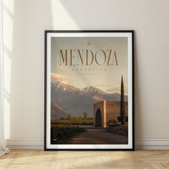 Mendoza Bold Typography Travel Poster – Argentina
