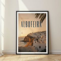 Albufeira Bold Typography Travel Poster – Portugal