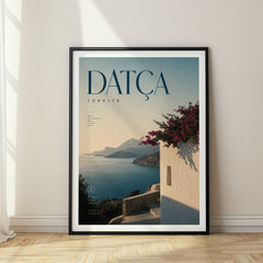 Datca Bold Typography Travel Poster – Turkey