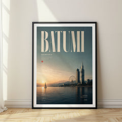 Batumi Bold Typography Travel Poster – Georgia