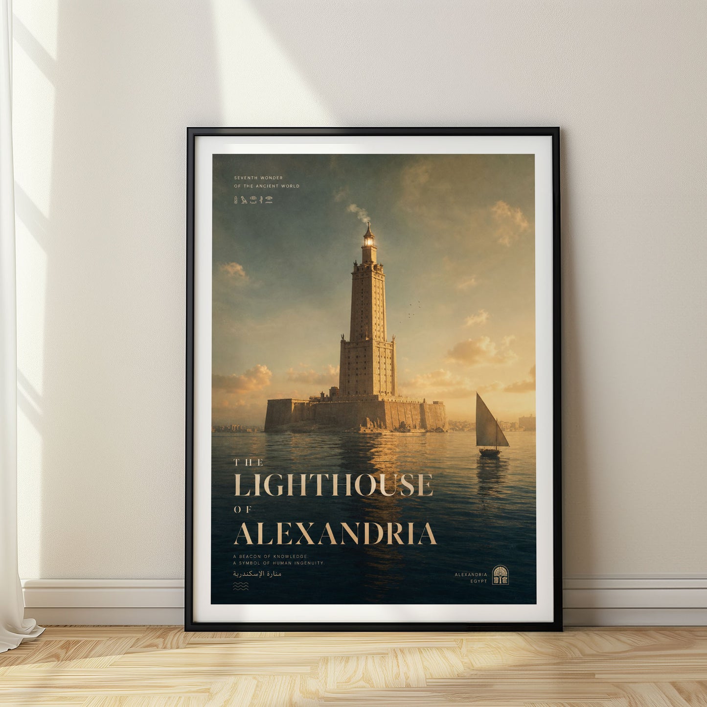 The Lighthouse of Alexandria, Egypt