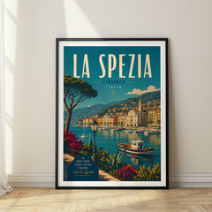 La Spezia Retro Travel Poster – Italy