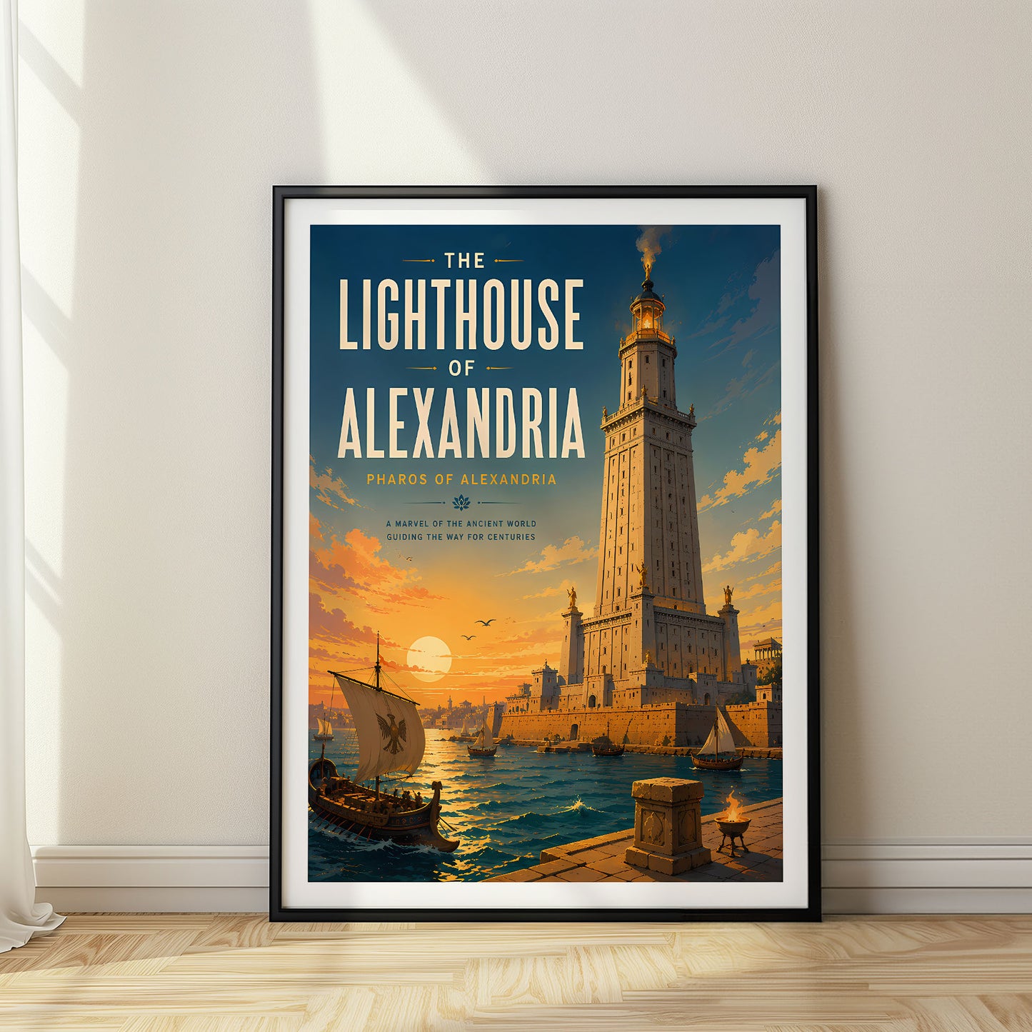 The Lighthouse of Alexandria, Egypt