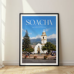 Soacha Editorial Travel Poster – Colombia