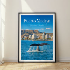Puerto Madryn Editorial Travel Poster – Argentina