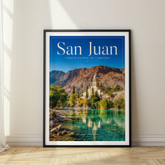 San Juan Editorial Travel Poster – Argentina