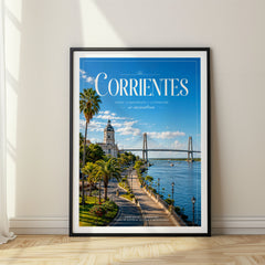 Corrientes Editorial Travel Poster – Argentina