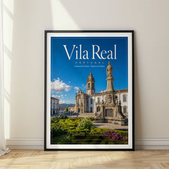 Vila Real Editorial Travel Poster – Portugal