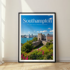 Southampton Editorial Travel Poster – United Kingdom