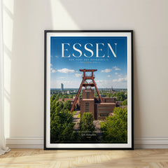 Essen Editorial Travel Poster – Germany