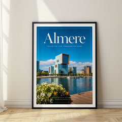 Almere Editorial Travel Poster – Netherlands