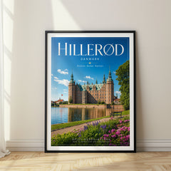 Hillerød Editorial Travel Poster – Denmark