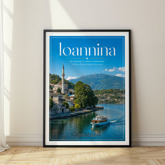 Ioannina Editorial Travel Poster – Greece