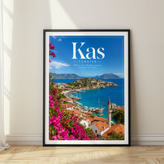 Kas Editorial Travel Poster – Turkey