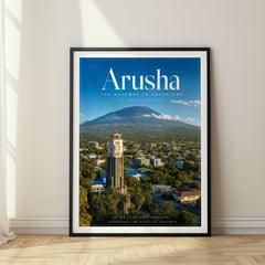 Arusha Editorial Travel Poster – Tanzania