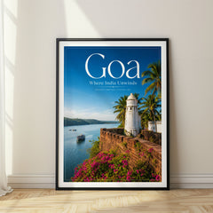 Goa Editorial Travel Poster – India