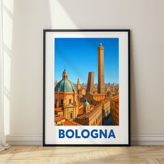 Bologna Modern Digital Travel Poster – Italy