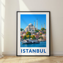 Istanbul Modern Digital Travel Poster – Turkey