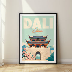 Dali Pastel Pop Art Travel Poster – China