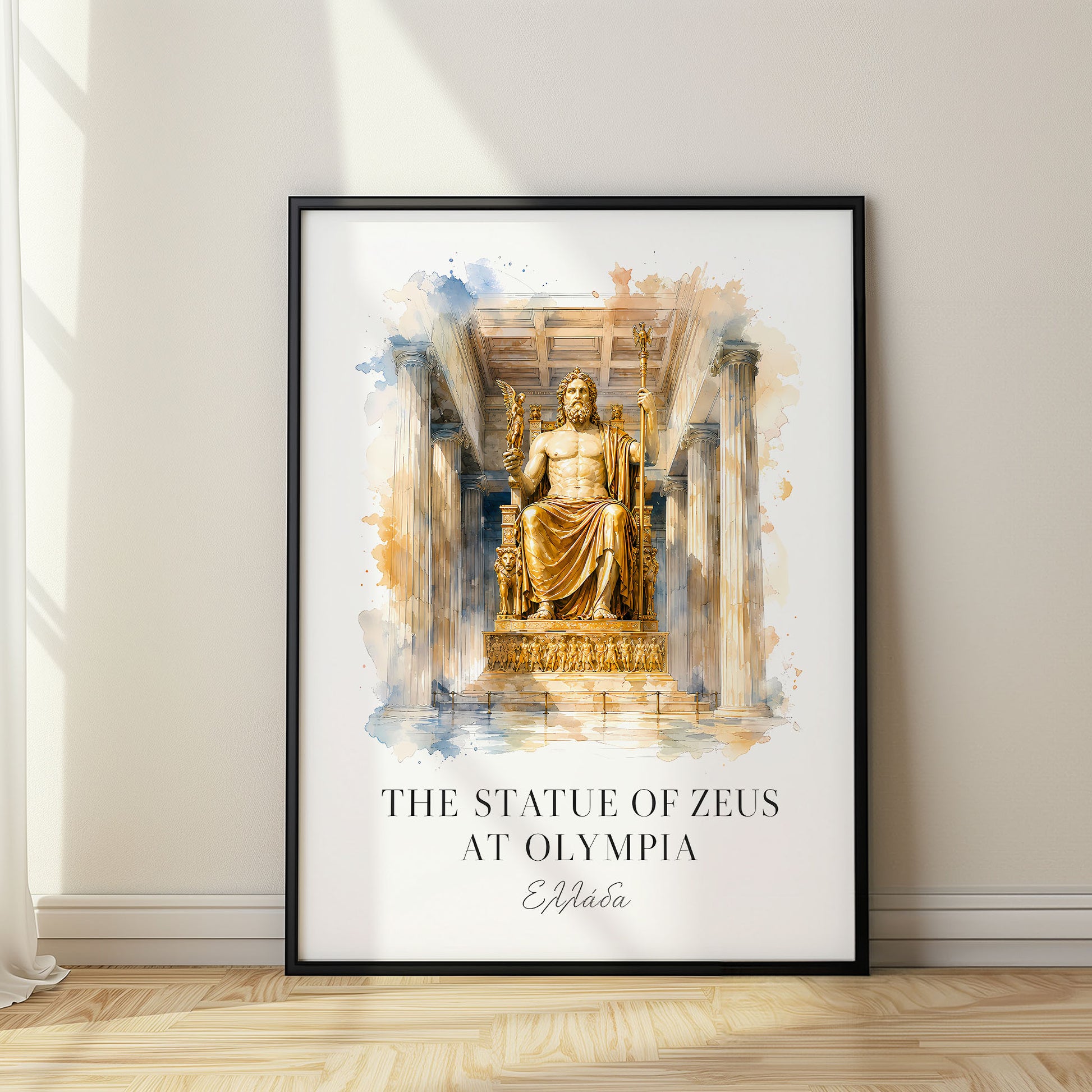 The Statue of Zeus at Olympia, Greece