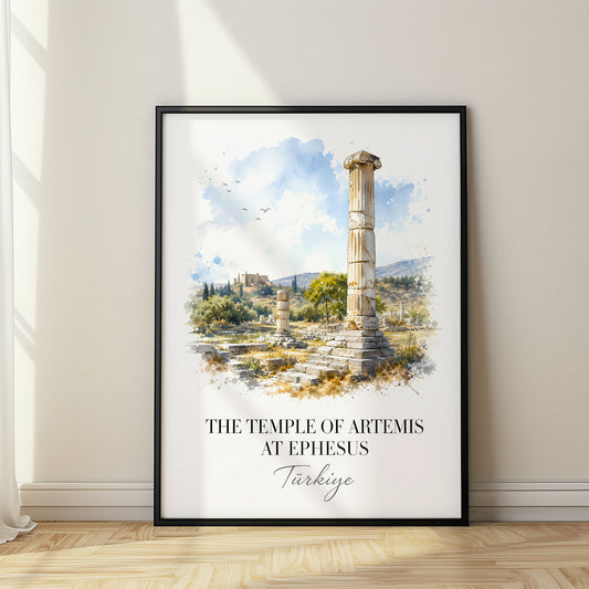 The Temple of Artemis at Ephesus, Turkey