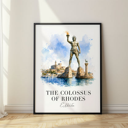 The Colossus of Rhodes, Greece