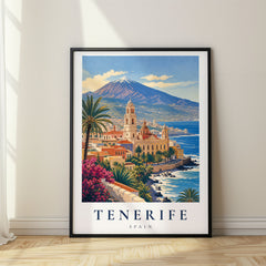 Tenerife Vintage Travel Poster – Spain