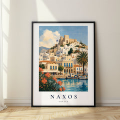 Naxos Vintage Travel Poster – Greece