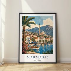 Marmaris Vintage Travel Poster – Turkey