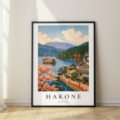 Hakone Vintage Travel Poster – Japan