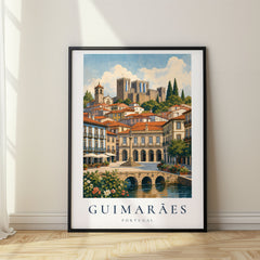 Guimarães Vintage Travel Poster – Portugal