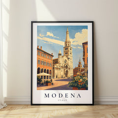 Modena Vintage Travel Poster – Italy